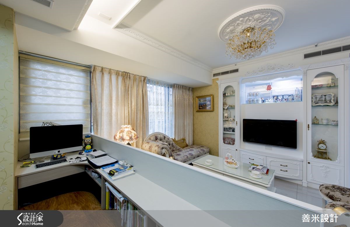 14坪新成屋(5年以下)＿新古典客廳案例圖片＿善米設計有限公司＿善米_12之15
