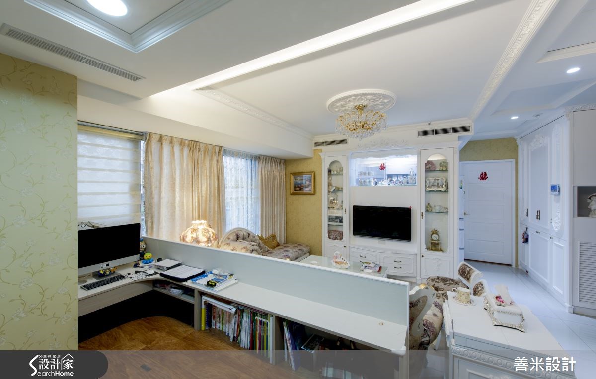 14坪新成屋(5年以下)＿新古典書房案例圖片＿善米設計有限公司＿善米_12之17