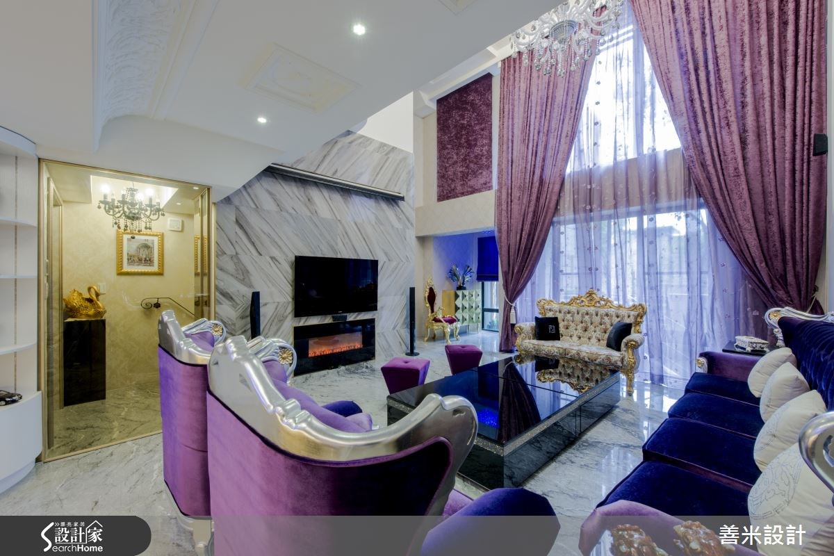 120坪新成屋(5年以下)＿新古典客廳案例圖片＿善米設計有限公司＿善米_13之8