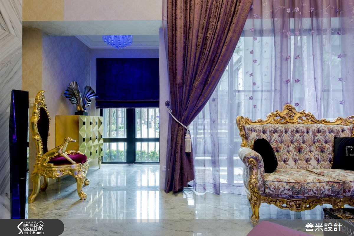 120坪新成屋(5年以下)＿新古典客廳案例圖片＿善米設計有限公司＿善米_13之10