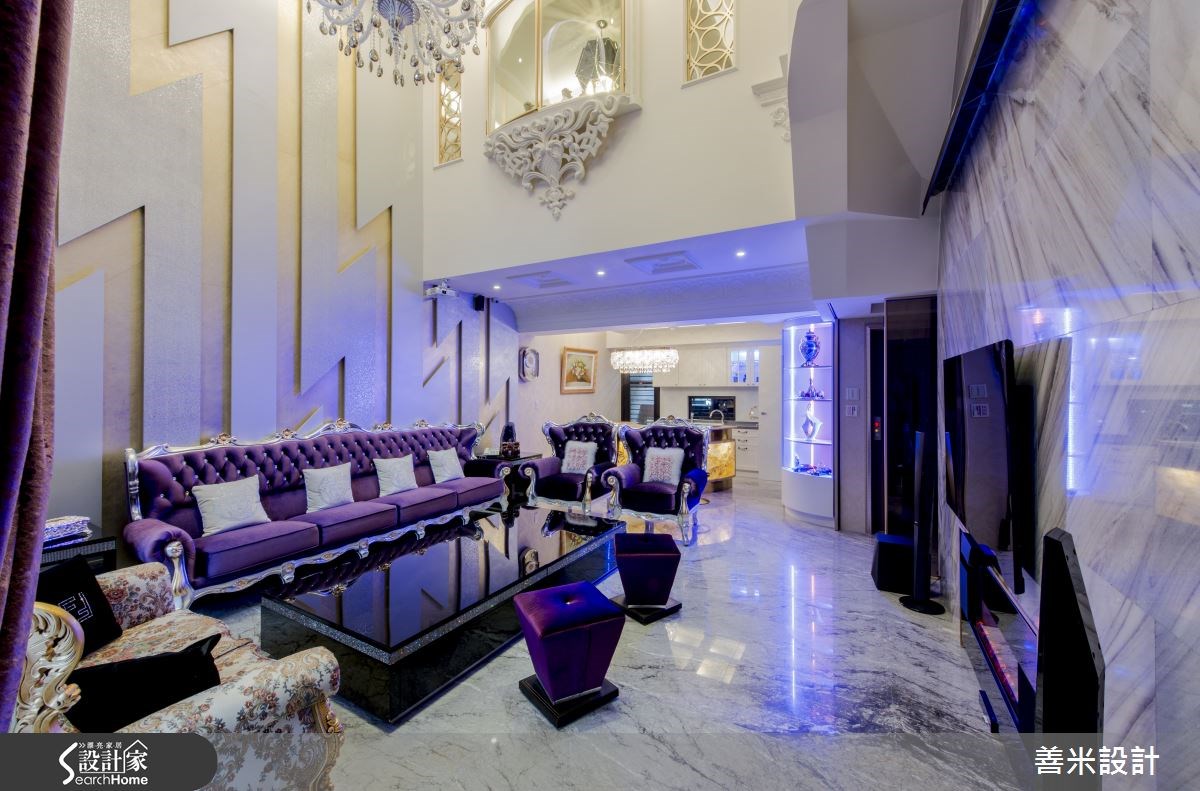 120坪新成屋(5年以下)＿新古典客廳案例圖片＿善米設計有限公司＿善米_13之12