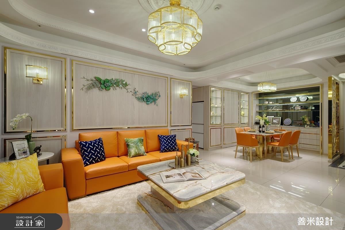 38坪新成屋(5年以下)＿混搭風客廳案例圖片＿善米設計有限公司＿善米_16之6