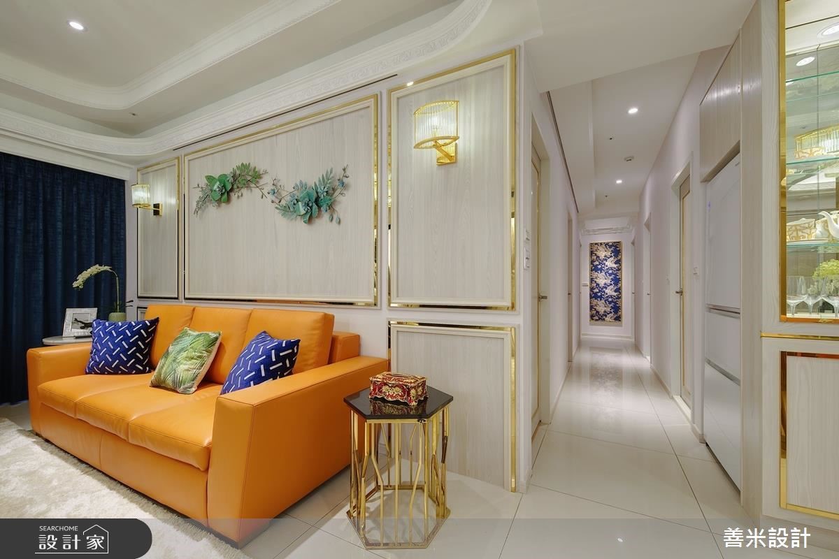 38坪新成屋(5年以下)＿混搭風客廳案例圖片＿善米設計有限公司＿善米_16之9