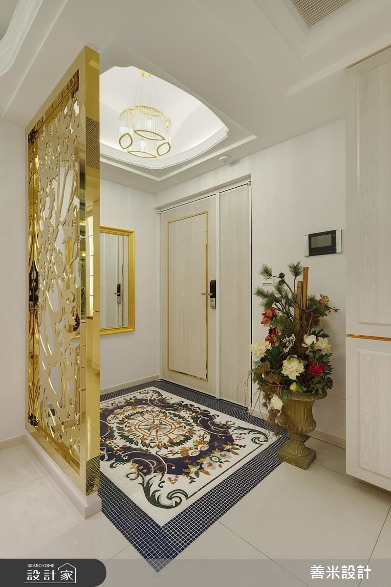 38坪新成屋(5年以下)＿混搭風玄關案例圖片＿善米設計有限公司＿善米_16之1
