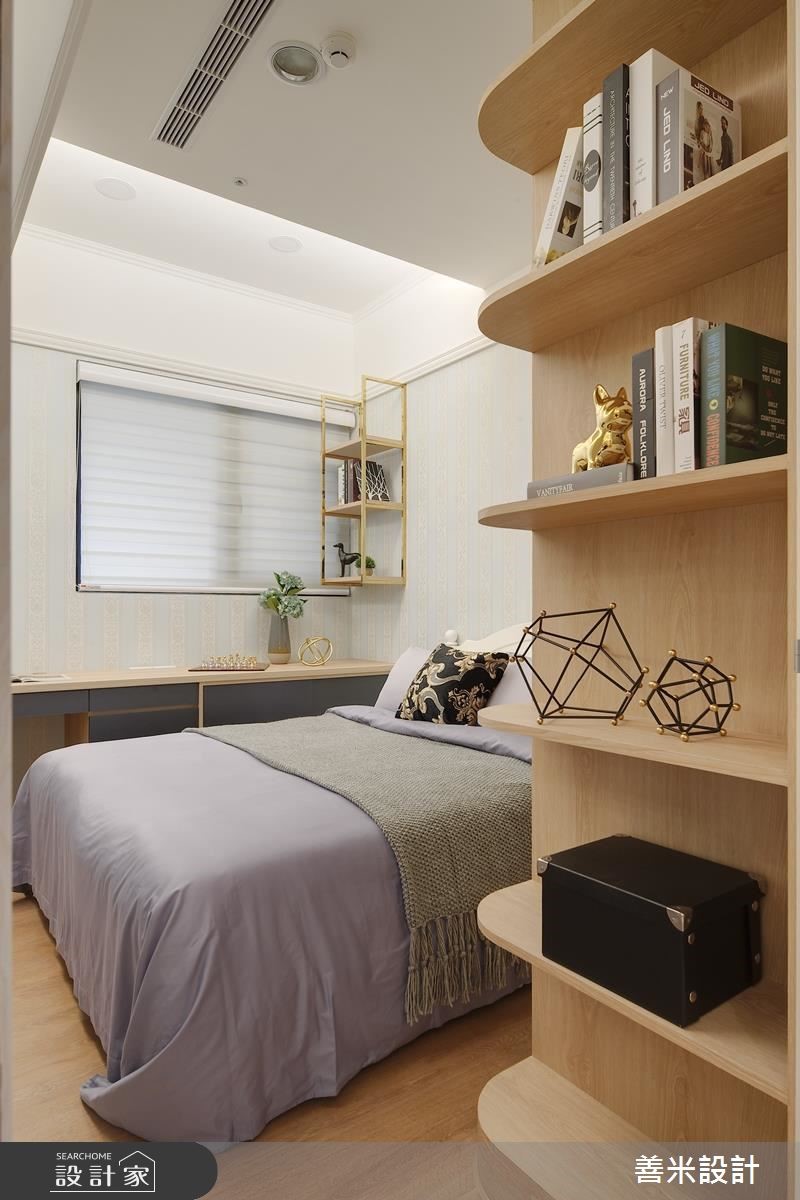 38坪新成屋(5年以下)＿混搭風臥室案例圖片＿善米設計有限公司＿善米_16之30