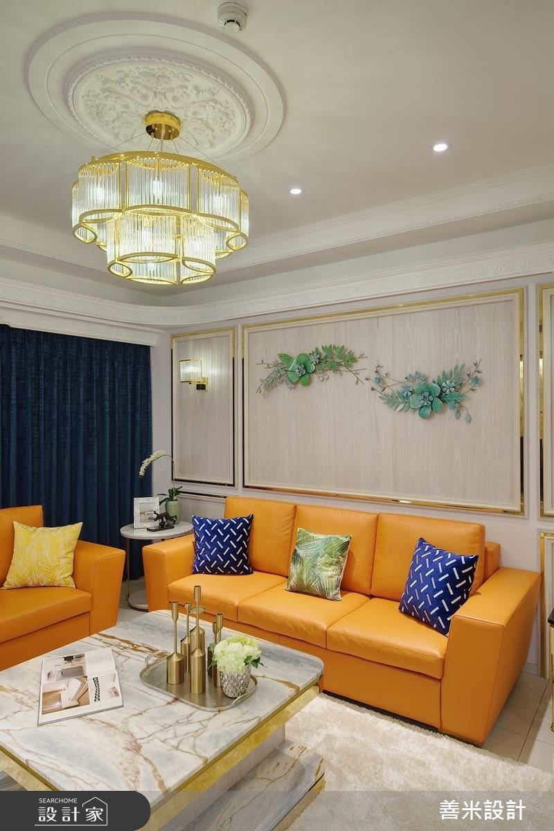 38坪新成屋(5年以下)＿混搭風客廳案例圖片＿善米設計有限公司＿善米_16之8