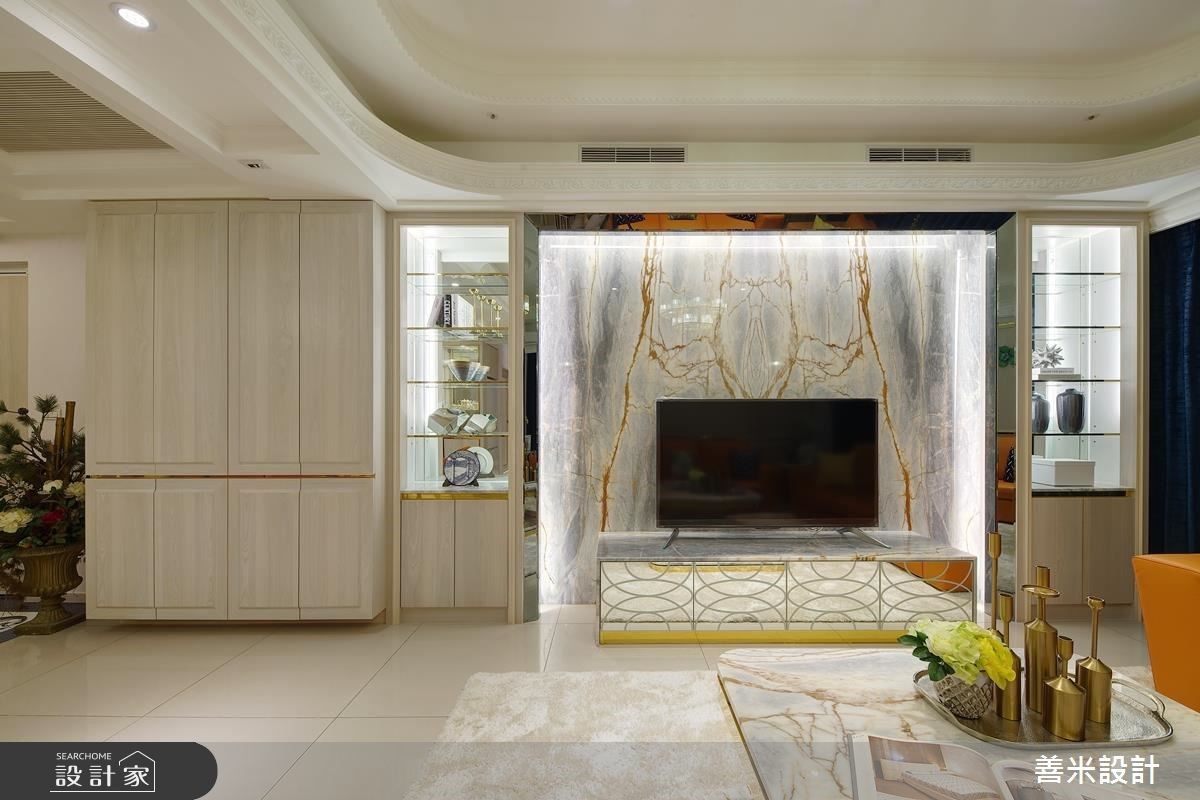 38坪新成屋(5年以下)＿混搭風客廳案例圖片＿善米設計有限公司＿善米_16之3