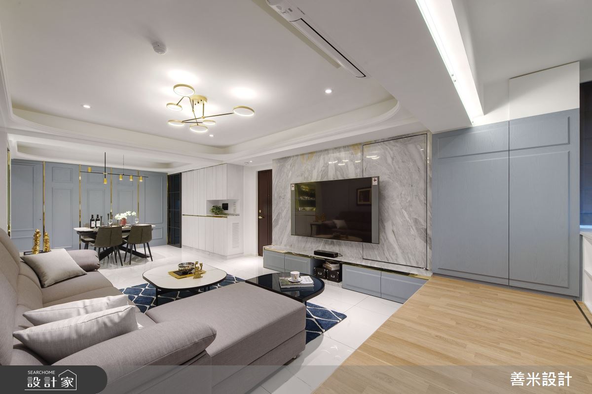 35坪老屋(16~30年)＿混搭風客廳案例圖片＿善米設計有限公司＿善米_17之5