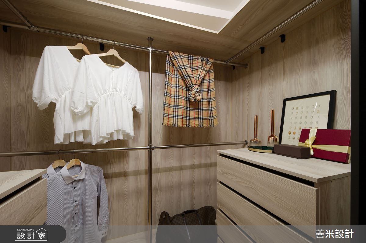 35坪老屋(16~30年)＿混搭風更衣間案例圖片＿善米設計有限公司＿善米_17之35