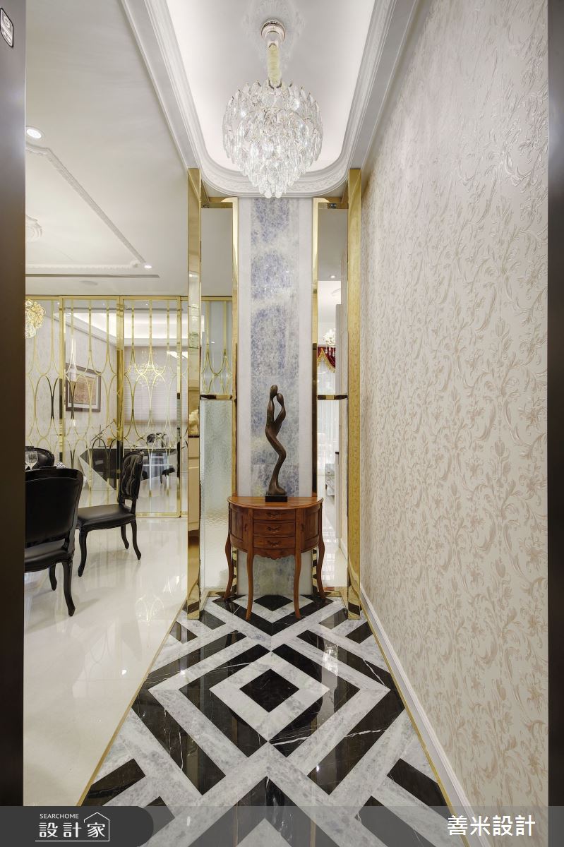 30坪中古屋(5~15年)＿古典風玄關案例圖片＿善米設計有限公司＿善米_18之1