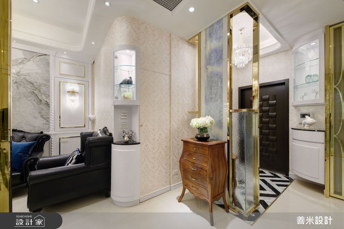 30坪中古屋(5~15年)＿古典風玄關案例圖片＿善米設計有限公司＿善米_18之2