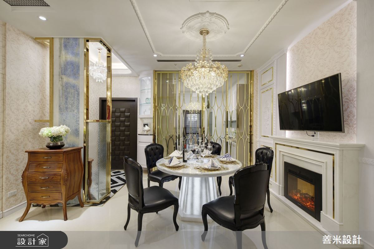 30坪中古屋(5~15年)＿古典風餐廳案例圖片＿善米設計有限公司＿善米_18之3