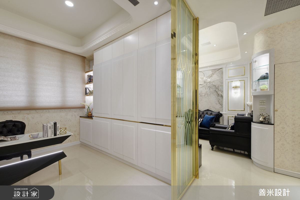 30坪中古屋(5~15年)＿古典風書房案例圖片＿善米設計有限公司＿善米_18之24