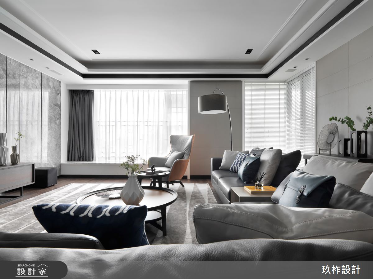 70坪中古屋(5~15年)＿奢華風客廳案例圖片＿玖柞設計＿玖柞_05之6