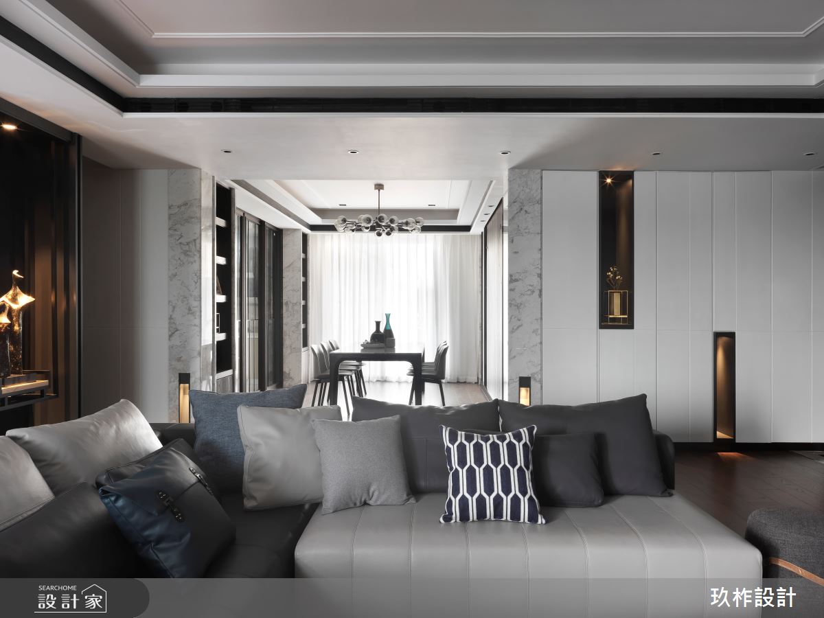 70坪中古屋(5~15年)＿奢華風客廳案例圖片＿玖柞設計＿玖柞_05之5
