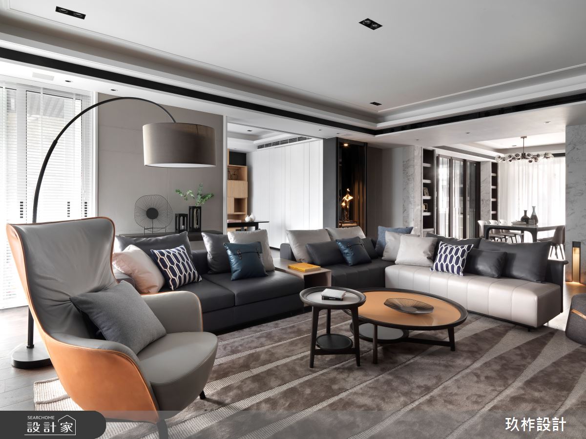 70坪中古屋(5~15年)＿奢華風客廳案例圖片＿玖柞設計＿玖柞_05之2