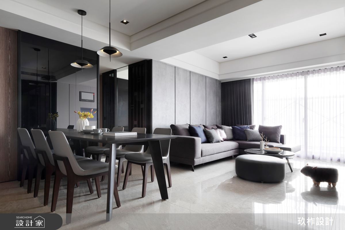 30坪新成屋(5年以下)＿現代風客廳餐廳案例圖片＿玖柞設計＿玖柞_07之3