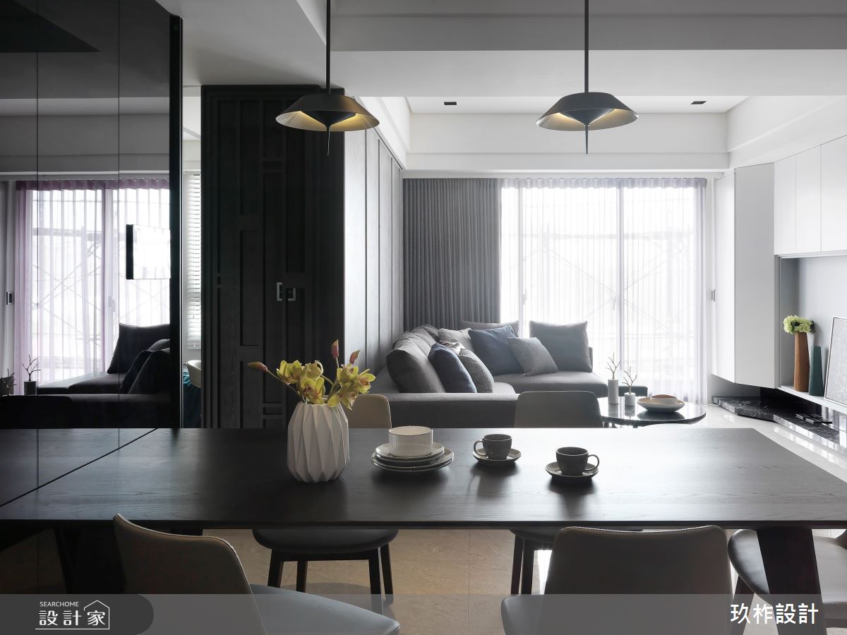 30坪新成屋(5年以下)＿現代風客廳餐廳案例圖片＿玖柞設計＿玖柞_07之4