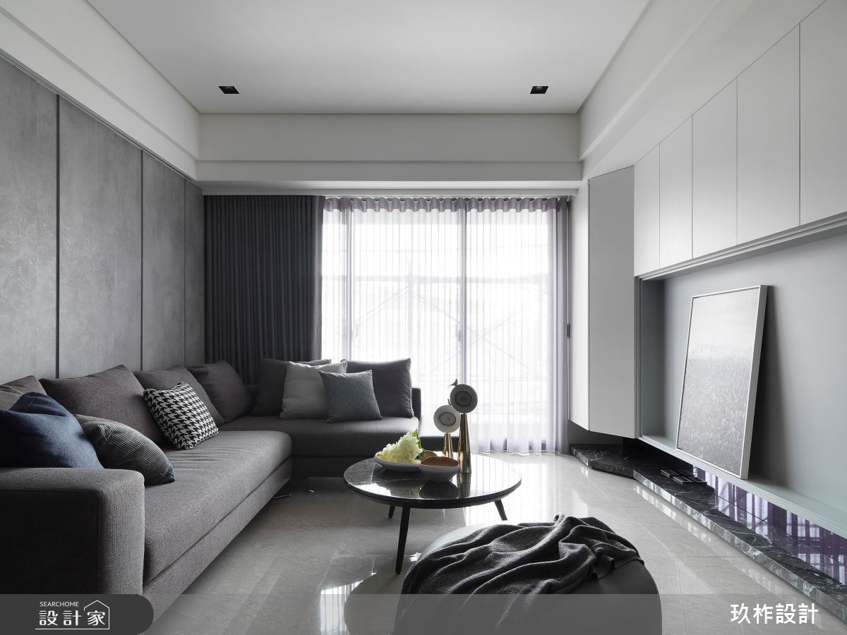 30坪新成屋(5年以下)＿現代風客廳案例圖片＿玖柞設計＿玖柞_07之2