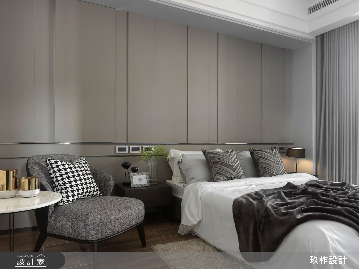 30坪新成屋(5年以下)＿現代風臥室案例圖片＿玖柞設計＿玖柞_07之10
