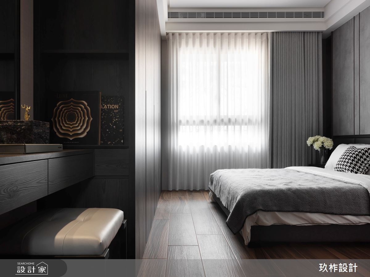 20坪新成屋(5年以下)＿現代風臥室案例圖片＿玖柞設計＿玖柞_08之9