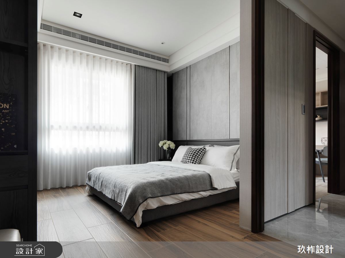 20坪新成屋(5年以下)＿現代風臥室案例圖片＿玖柞設計＿玖柞_08之8