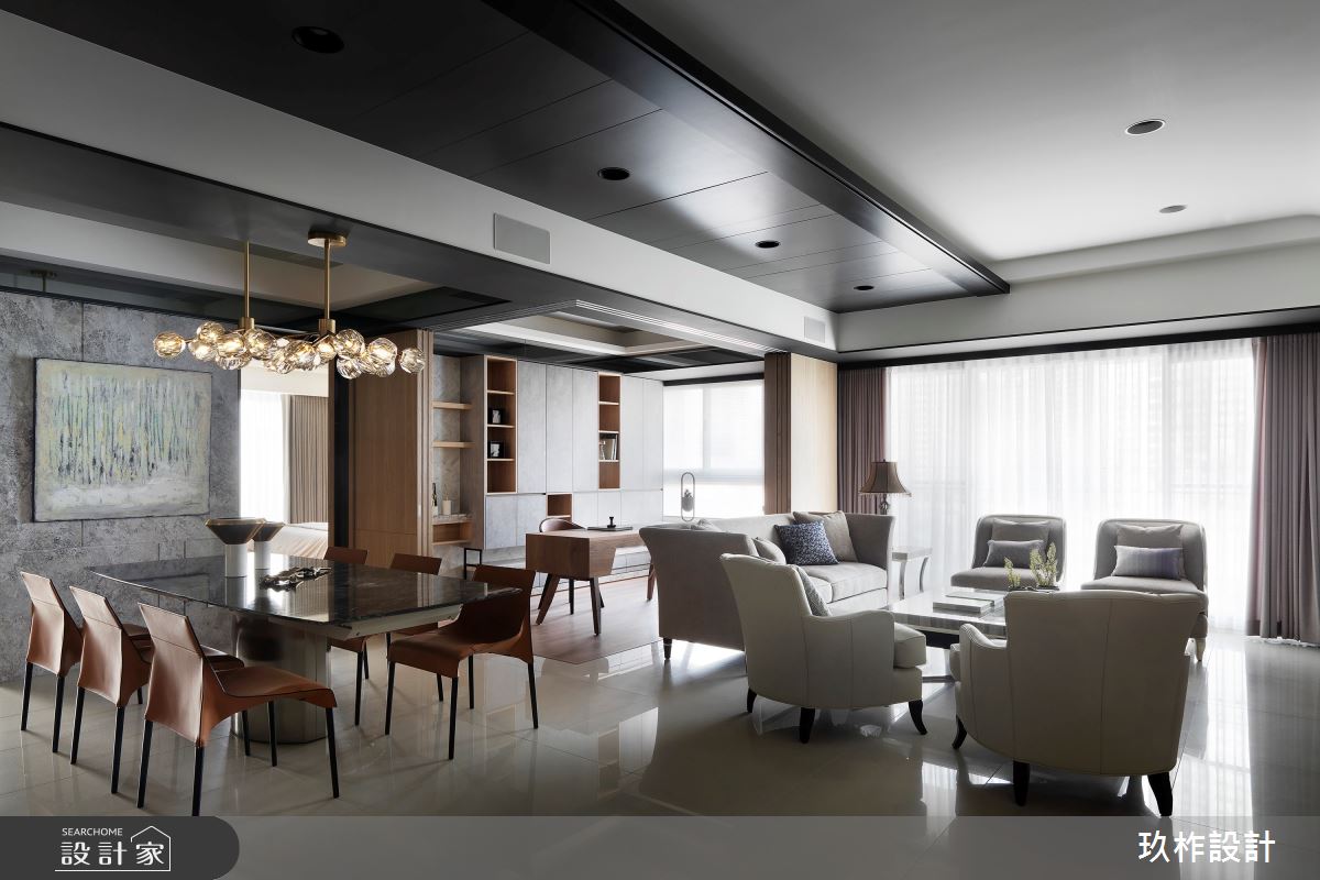 50坪新成屋(5年以下)＿現代風客廳案例圖片＿玖柞設計＿玖柞_09之2