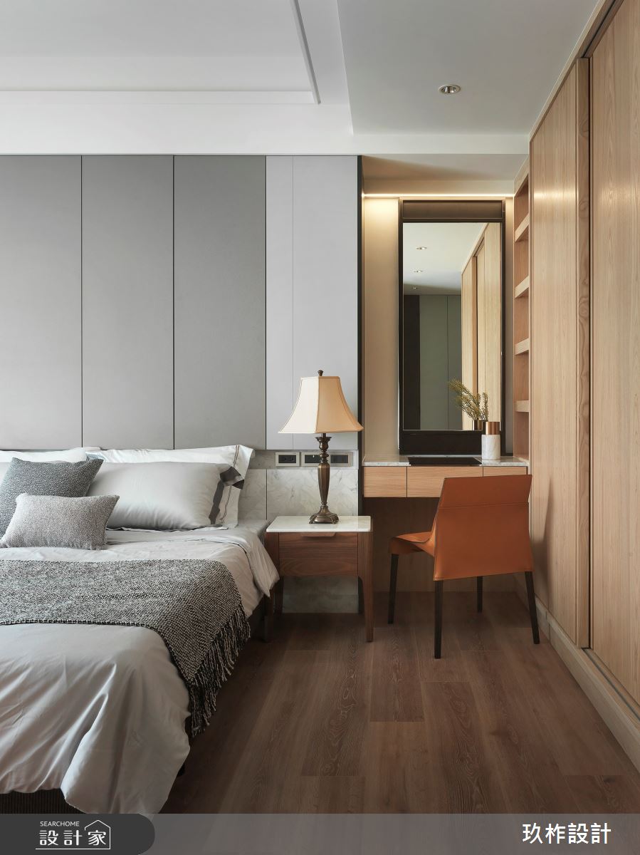 50坪新成屋(5年以下)＿現代風臥室案例圖片＿玖柞設計＿玖柞_09之13