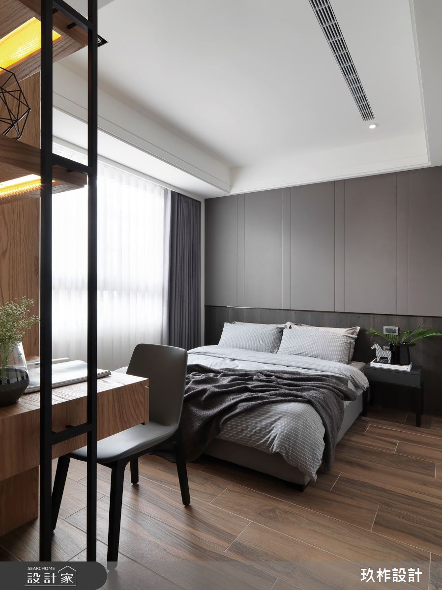 36坪新成屋(5年以下)＿現代風臥室案例圖片＿玖柞設計＿玖柞_10之10