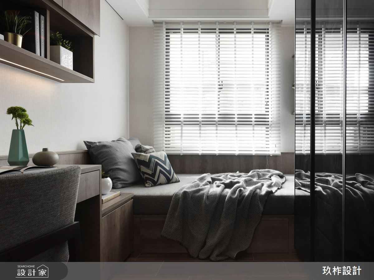 36坪新成屋(5年以下)＿現代風臥室案例圖片＿玖柞設計＿玖柞_10之9