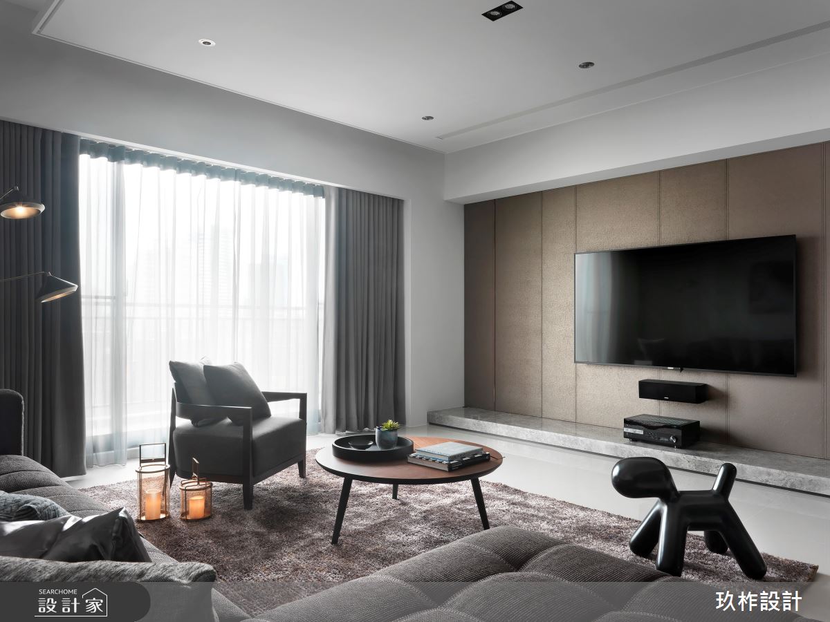 37坪新成屋(5年以下)＿現代風客廳案例圖片＿玖柞設計＿玖柞_13之3