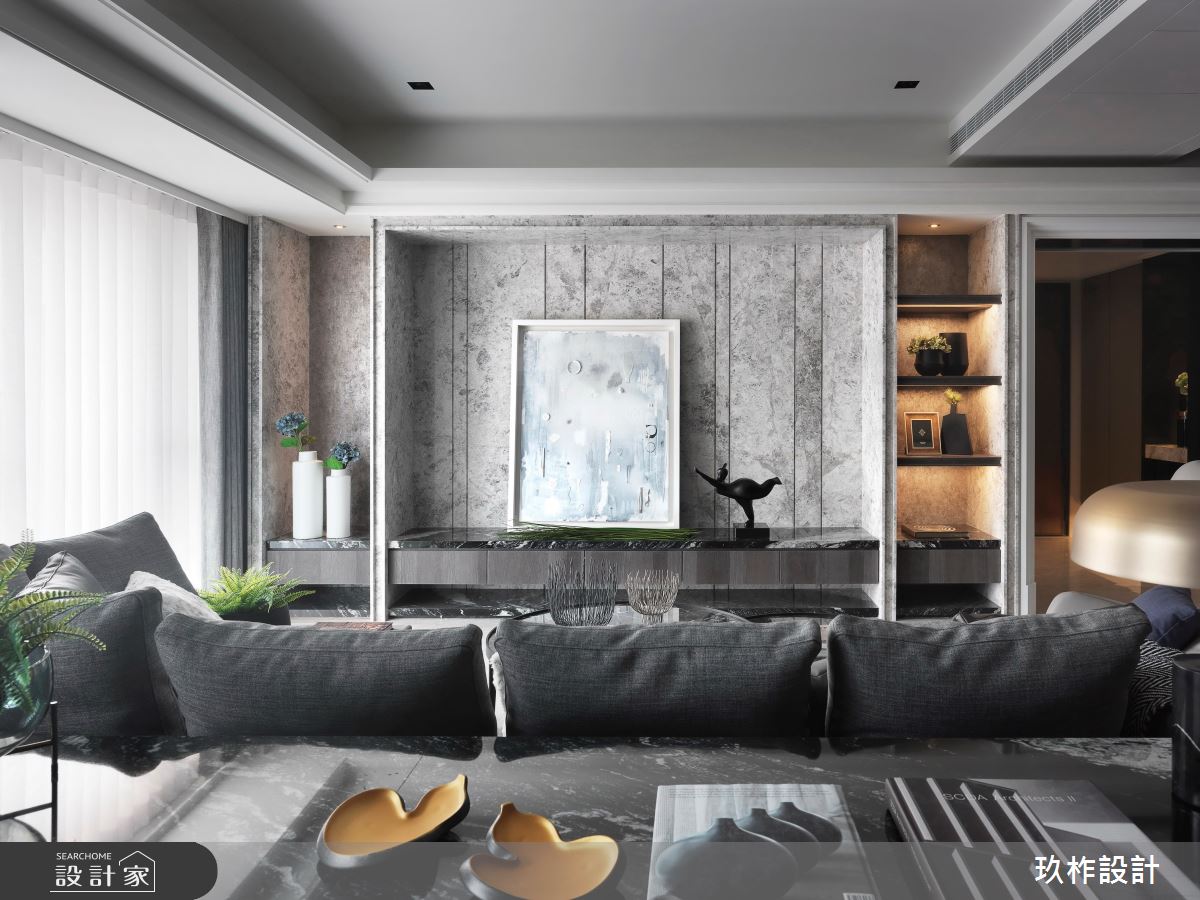 36坪新成屋(5年以下)＿現代風客廳案例圖片＿玖柞設計＿玖柞_17之2
