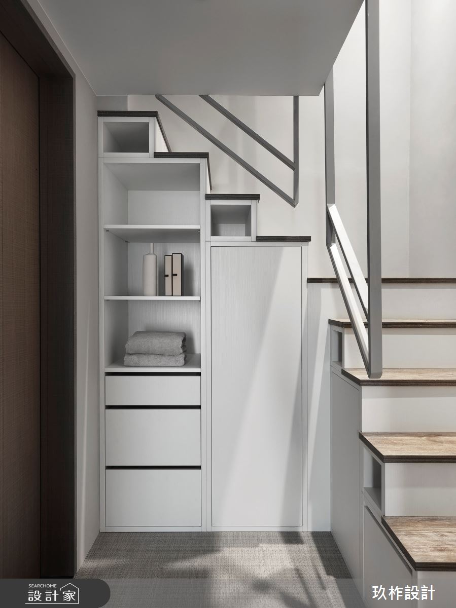 77坪老屋(16~30年)＿簡約風樓梯案例圖片＿玖柞設計＿玖柞_19之8