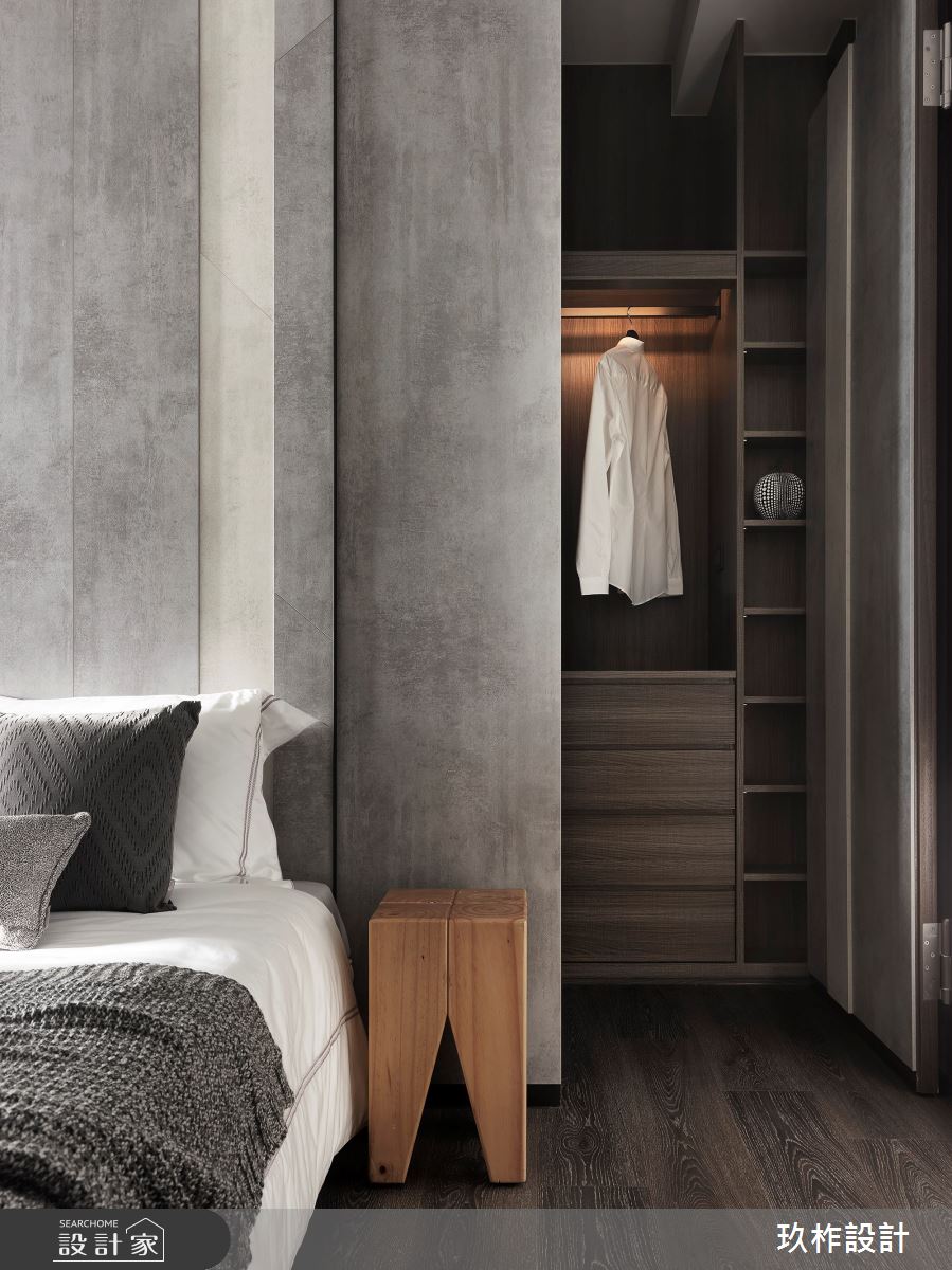 43坪新成屋(5年以下)＿現代風臥室更衣間案例圖片＿玖柞設計＿玖柞_20之8