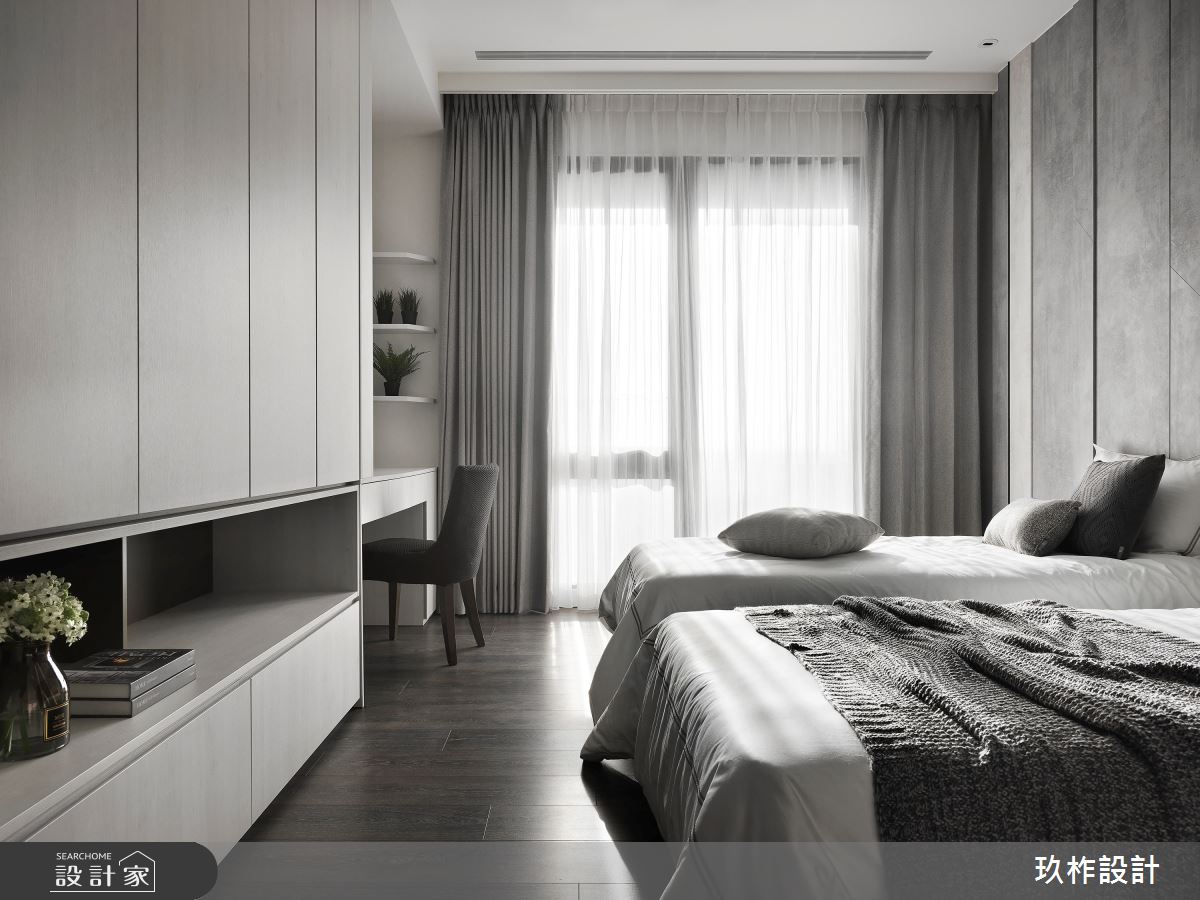 43坪新成屋(5年以下)＿現代風臥室案例圖片＿玖柞設計＿玖柞_20之6