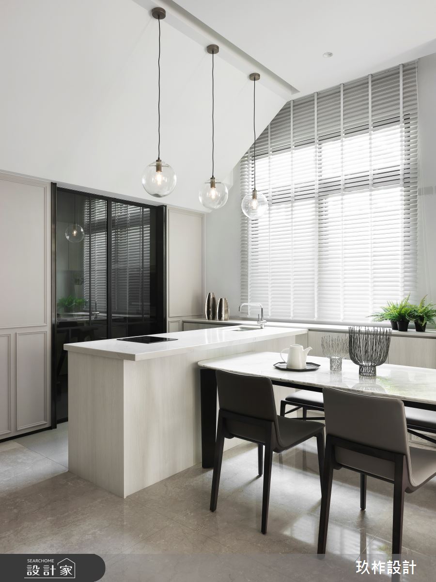 82坪中古屋(5~15年)＿美式風餐廳吧檯案例圖片＿玖柞設計＿玖柞_21之6