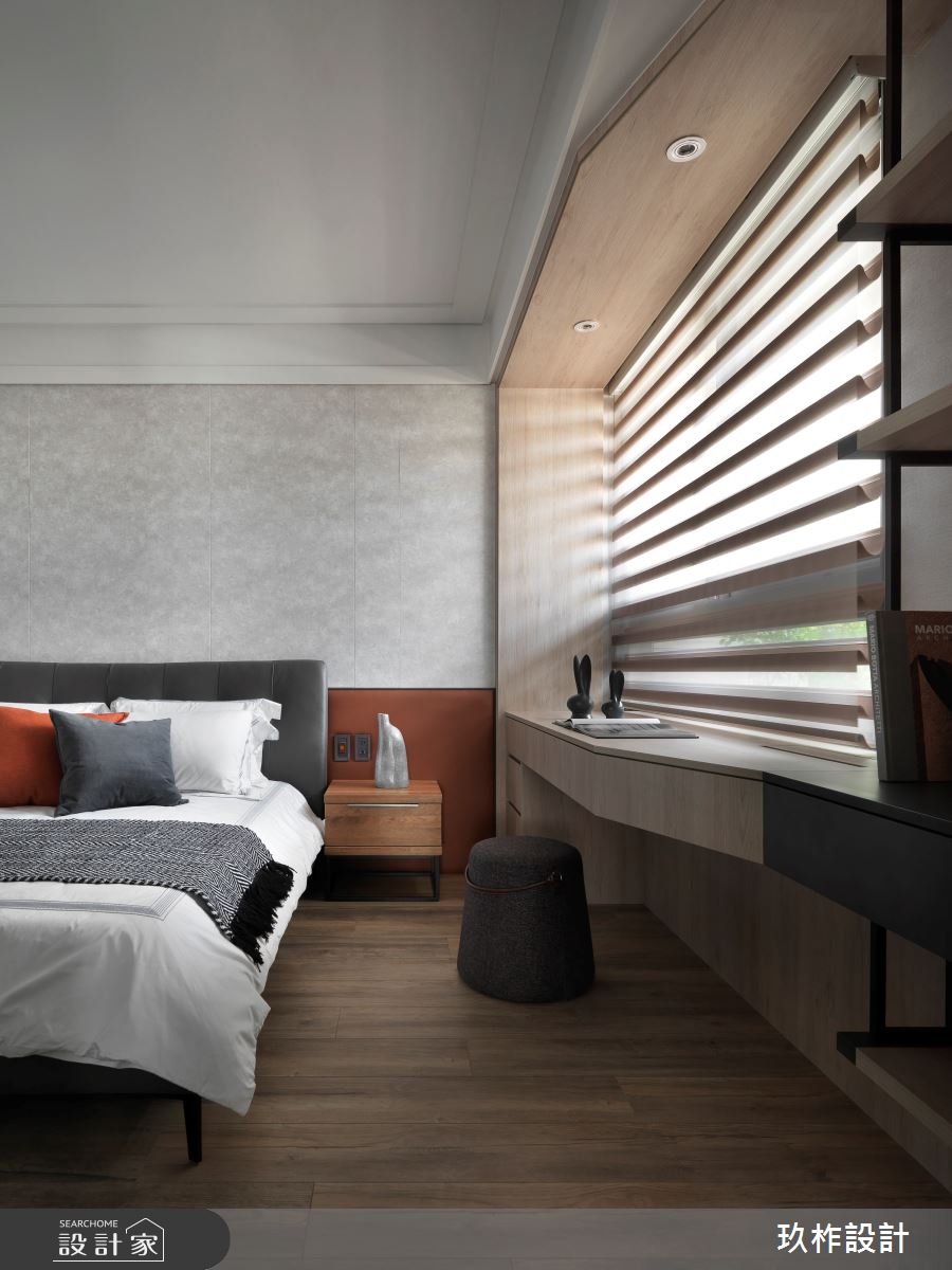 40坪新成屋(5年以下)＿現代風臥室案例圖片＿玖柞設計＿玖柞_24之11
