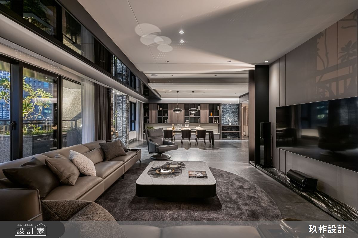 80坪新成屋(5年以下)＿現代風客廳案例圖片＿玖柞設計＿玖柞_25之4