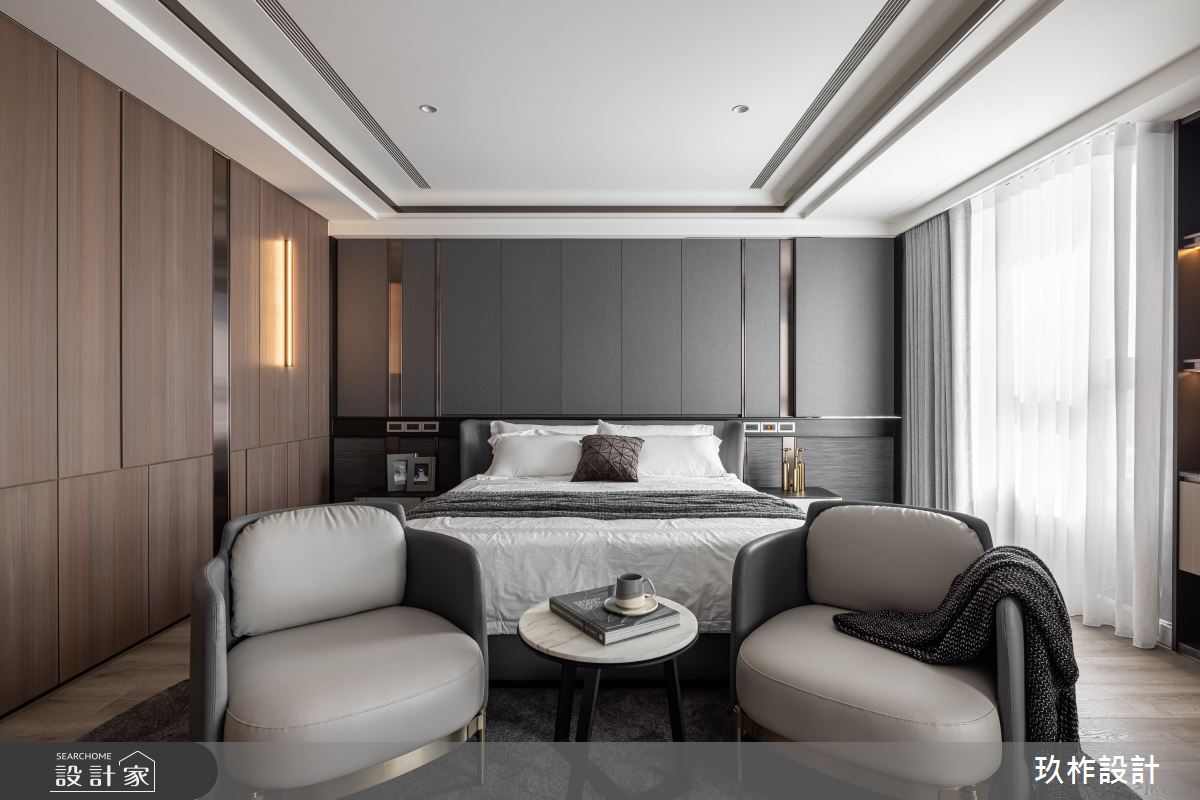 90坪新成屋(5年以下)＿現代風臥室案例圖片＿玖柞設計＿玖柞_27之11