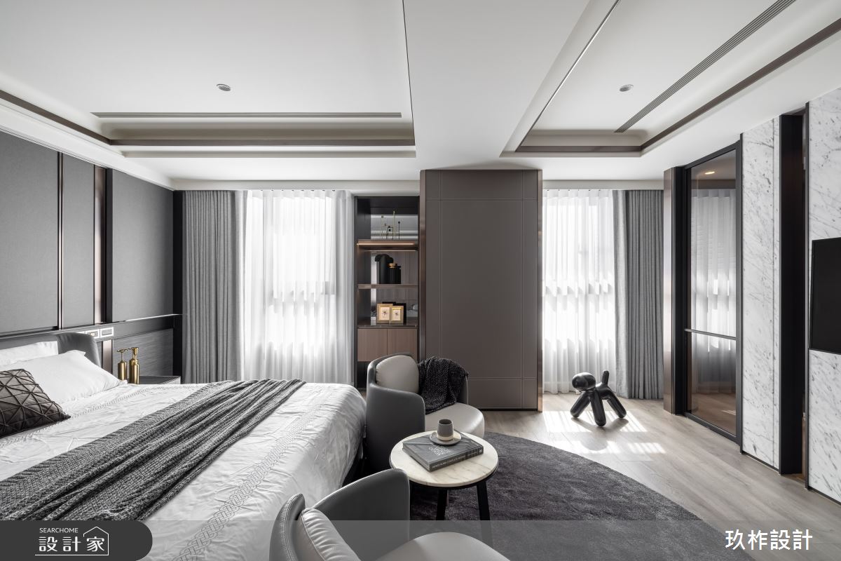 90坪新成屋(5年以下)＿現代風臥室案例圖片＿玖柞設計＿玖柞_27之10