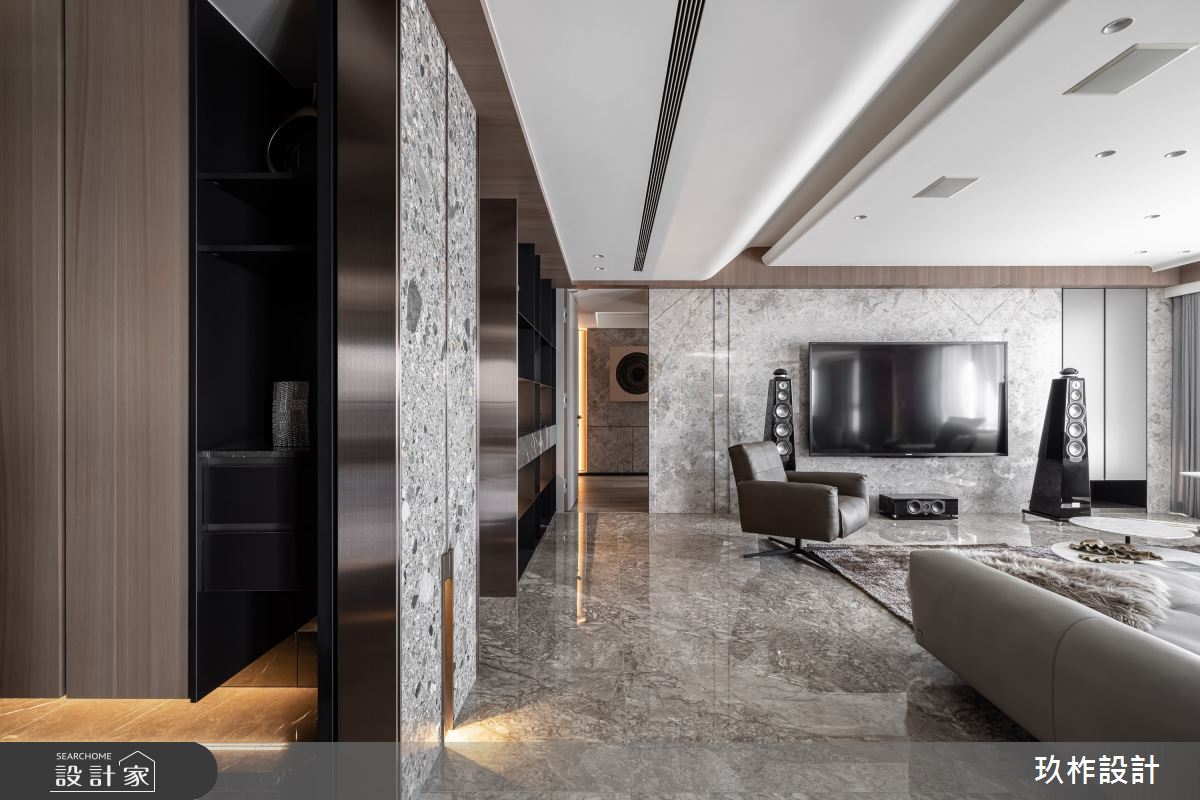 90坪新成屋(5年以下)＿現代風客廳案例圖片＿玖柞設計＿玖柞_27之1