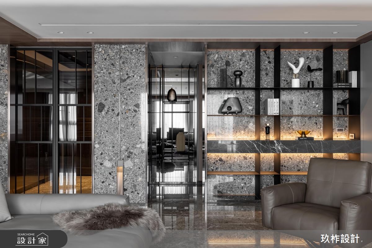 90坪新成屋(5年以下)＿現代風客廳案例圖片＿玖柞設計＿玖柞_27之2