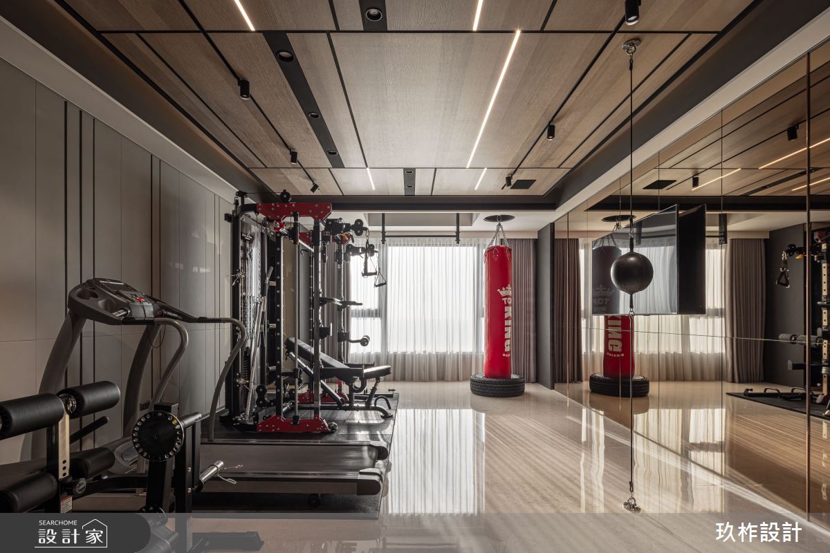 85坪中古屋(5~15年)＿現代風家庭健身房案例圖片＿玖柞設計＿玖柞_37之15