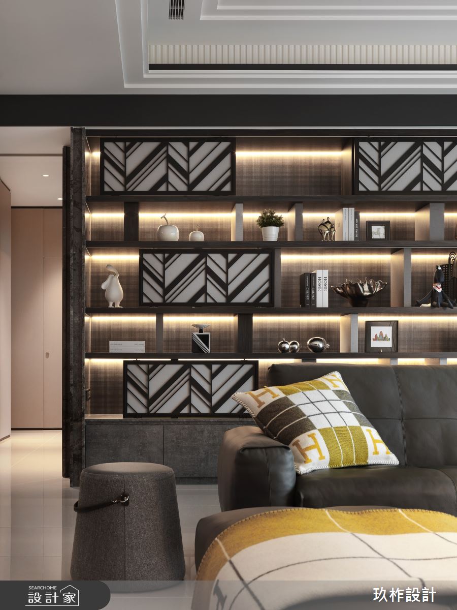 85坪新成屋(5年以下)＿現代風客廳案例圖片＿玖柞設計＿玖柞_38之3