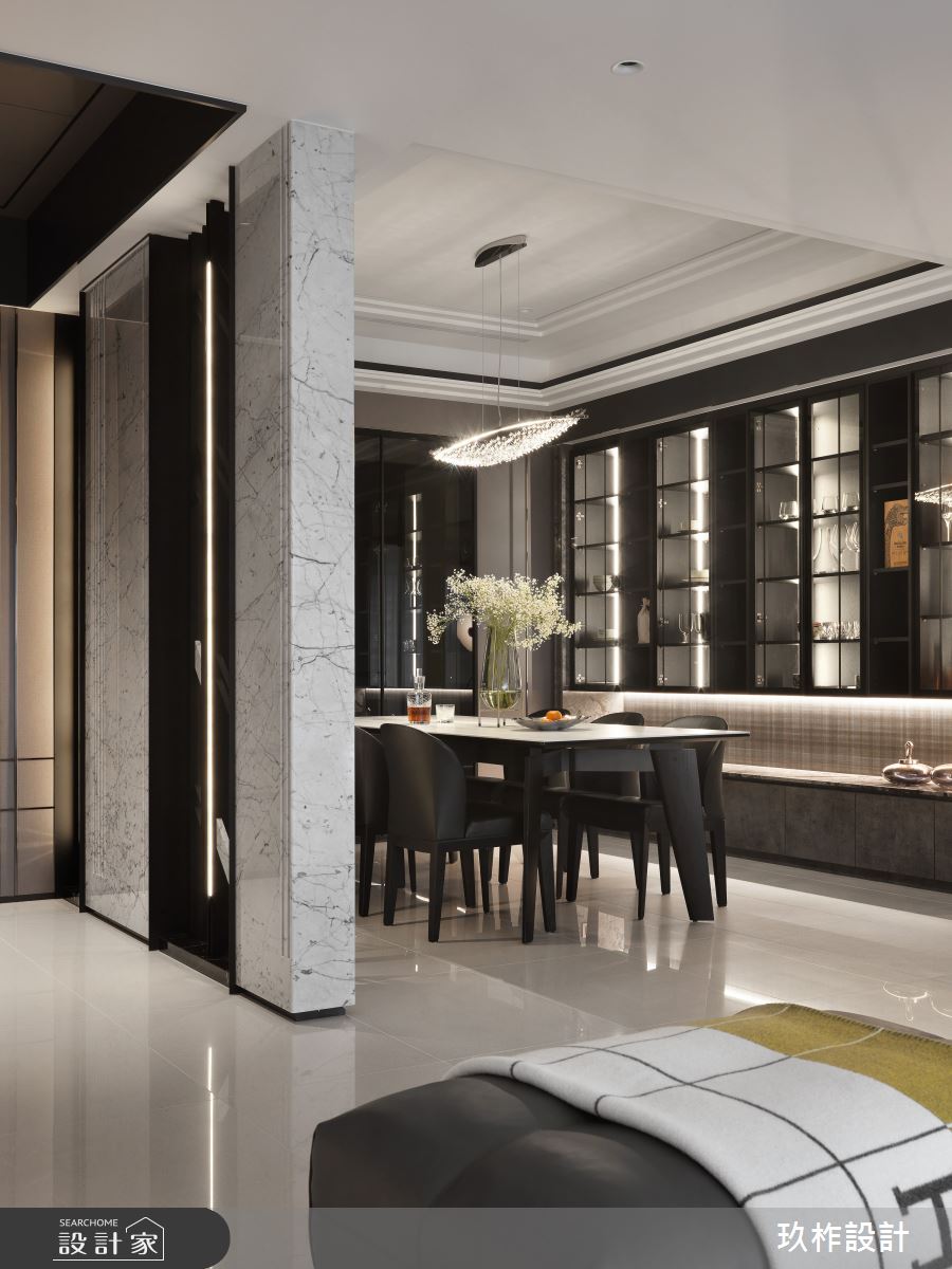 85坪新成屋(5年以下)＿現代風玄關客廳餐廳案例圖片＿玖柞設計＿玖柞_38之2