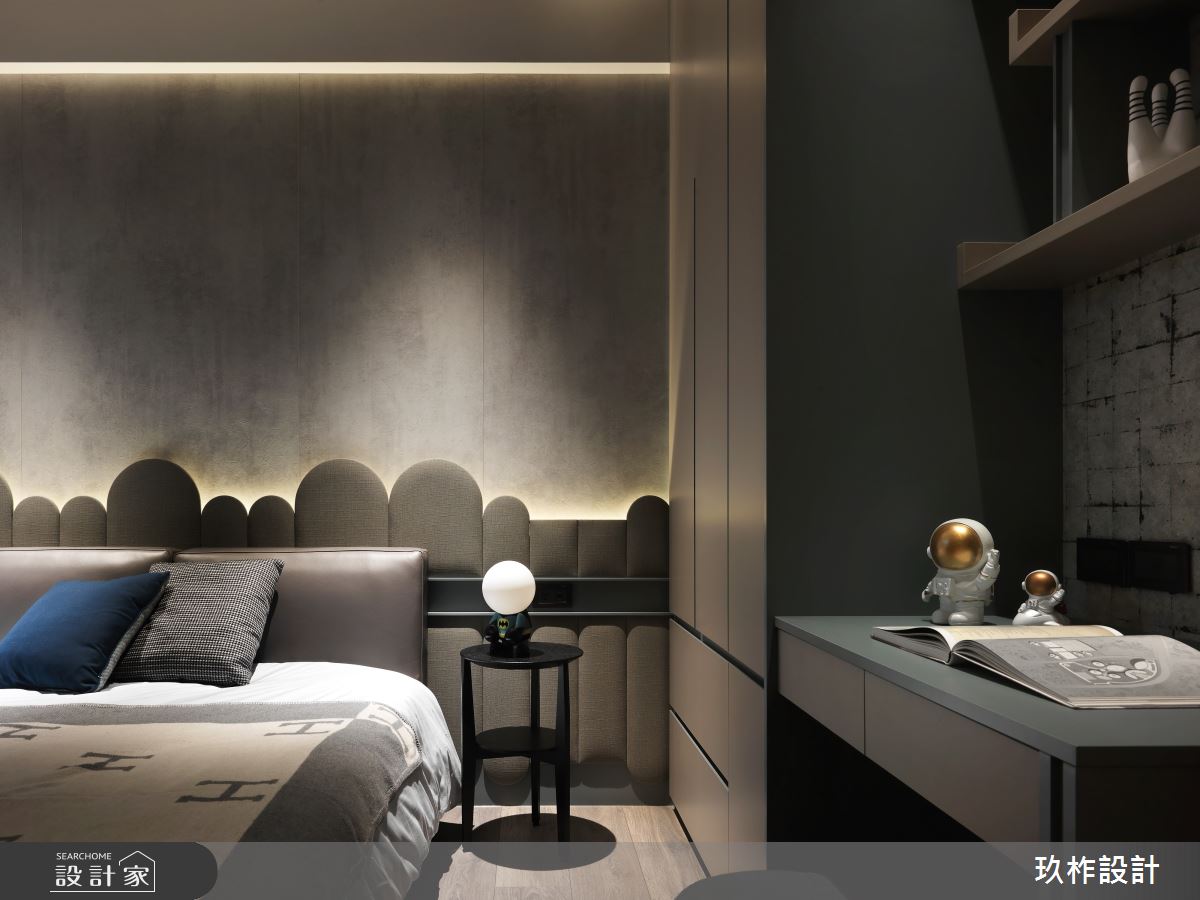 85坪新成屋(5年以下)＿現代風臥室案例圖片＿玖柞設計＿玖柞_38之15