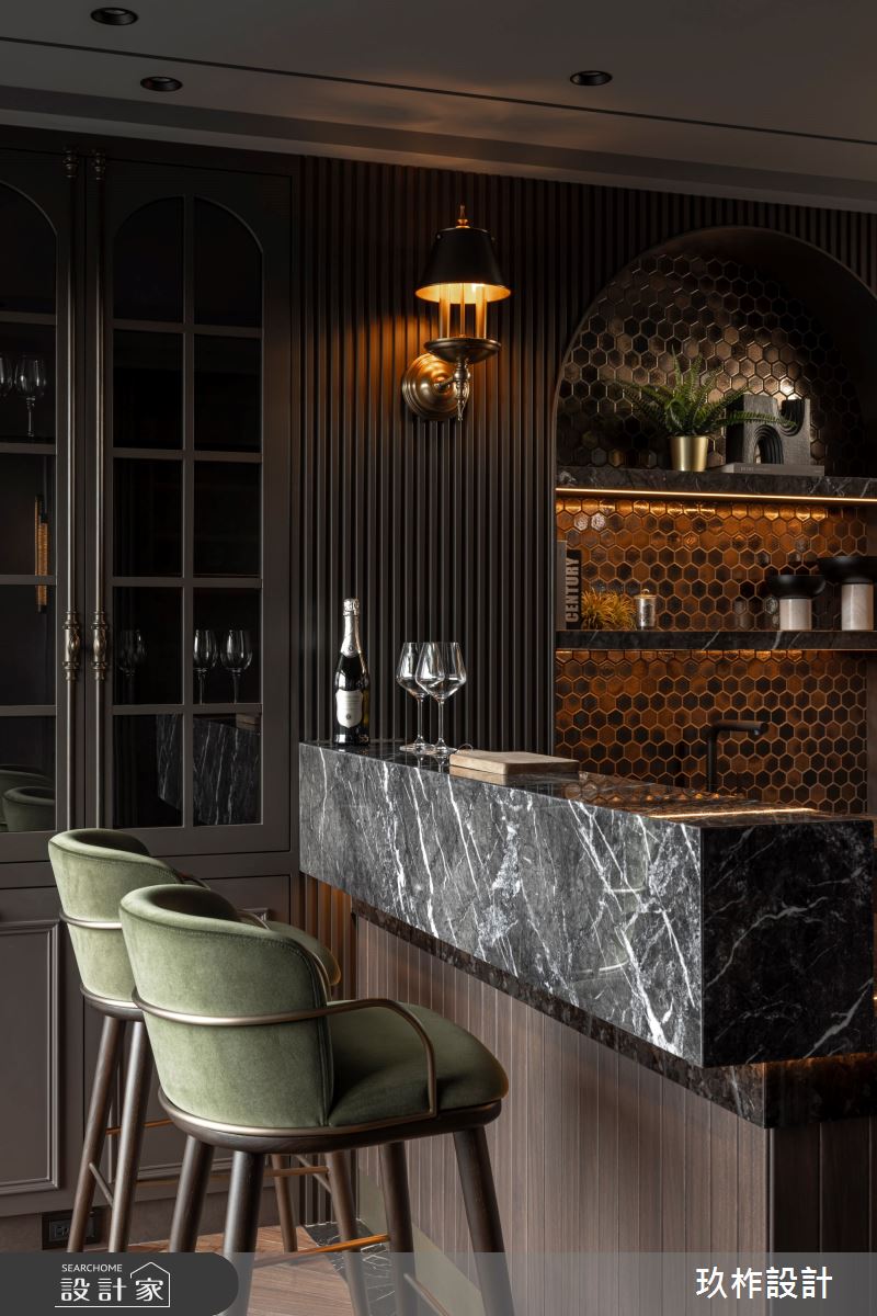 77坪新成屋(5年以下)＿美式風吧檯案例圖片＿玖柞設計＿玖柞_40之9