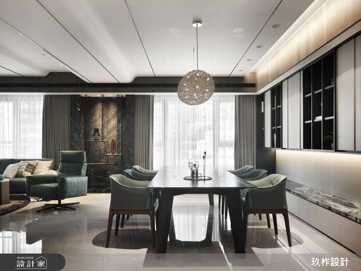 76坪新成屋(5年以下)＿混搭風客廳餐廳案例圖片＿玖柞設計＿玖柞_43之10