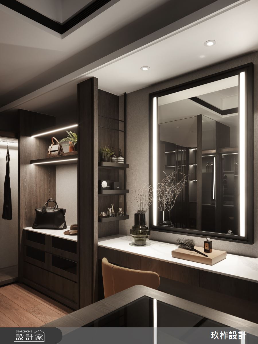 76坪新成屋(5年以下)＿混搭風更衣間案例圖片＿玖柞設計＿玖柞_43之15