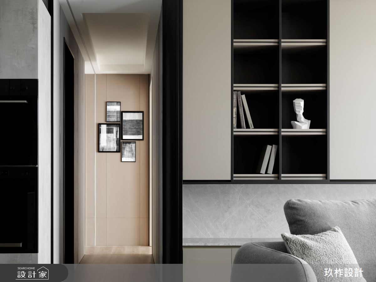 32坪新成屋(5年以下)＿現代風客廳走廊案例圖片＿玖柞設計＿玖柞_47之10